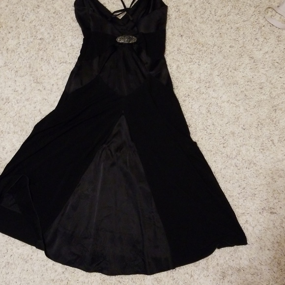 Bebe Black fancy formal flirty dress - Picture 6 of 6